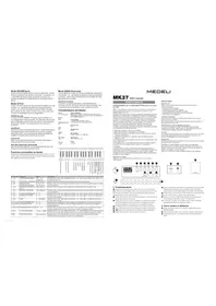 Notice Medeli MK37 Clavier