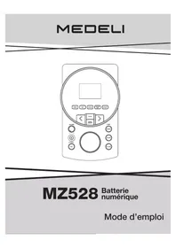 Notice Medeli MZ528 Tambour ordinateur