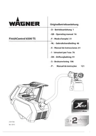 Notice WAGNER FINISHCONTROL 6500 TS Jet de peinture
