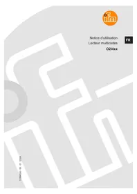 Notice IFM O2I414 Lecteur de code barre