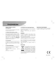 Notice THOMSON 512761 Système de sécurité et de contrôle d'accès