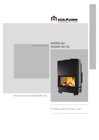 EDILKAMIN WIDRO 85 cs - Cheminée