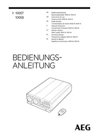 Notice AEG 10057 Non catégorisé