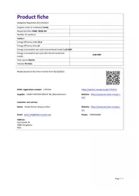 Notice CANDY FMBC T828S WF Four encastrable