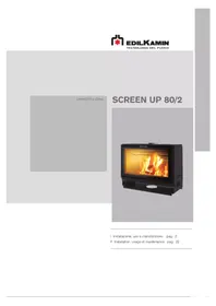 Notice EDILKAMIN SCREEN UP 80/2 Caminetto