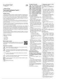Notice Sygonix TOUCH 2 Thermostat