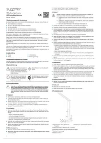 Notice Sygonix TX26C Lampe