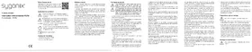 Notice Sygonix SY-RS2W-R1 Commutateur