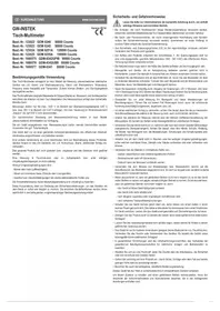 Notice GW Instek GDM-8342USB Multimètre