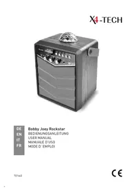 Notice X4 Tech BOBBY JOEY ROCKSTAR Haut-parleur