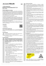Notice BASETECH 350C12 Thermomètre