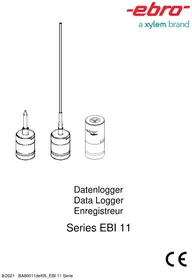 Notice Ebro EBI 11 équipements de mesure