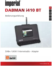 Notice Imperial DABMAN I410 BT Radio