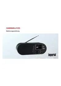 Notice Imperial DABMAN D105 Radio