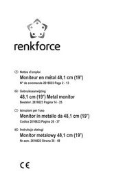 Notice Renkforce RF-PM-190 Moniteur