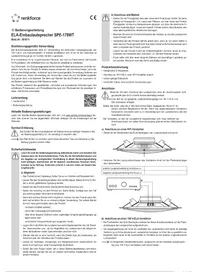 Notice Renkforce SPE-178WT Haut-parleur