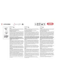 Notice ABUS ROBIN JC3700 Non catégorisé