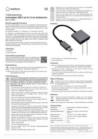 Notice Renkforce RF-4671302 Amplificateur pour casque