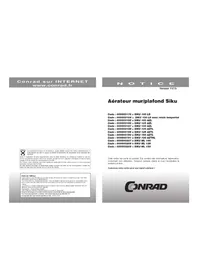 Notice Siku ML 125 Ventilateur