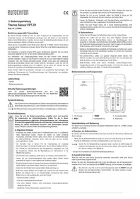 Notice Eurochron EPT-D1 Station Météo