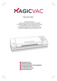 Notice Magic Vac P0116ED Appareils à emballage sous vide