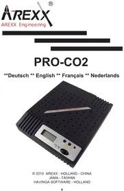 Notice AREXX PRO-CO2 équipements de mesure