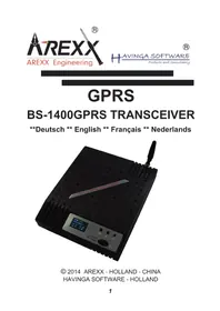 Notice AREXX BS-1400GPRS équipements de mesure