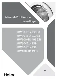 Notice HAIER HW80-BP14939 Machine à laver