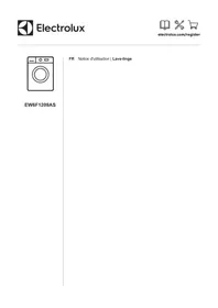 Notice ELECTROLUX EW6F1209AS Lave-linge