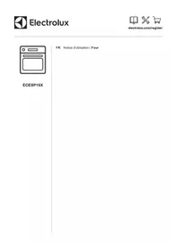 Notice ELECTROLUX EOE8P19X Four électrique