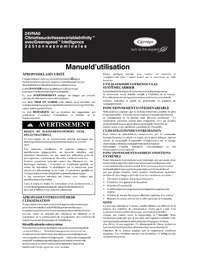 Notice CARRIER INFINITY 24VNA0 Climatisation