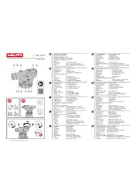 Notice HILTI POL 15 Niveau laser
