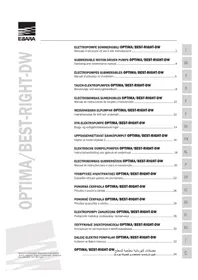 Notice Ebara OPTIMA MS Pompe