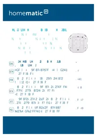 Notice Homematic IP HMIP-BBL-I Maison intelligente