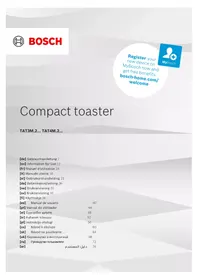Notice BOSCH TAT4M227 Grille pain