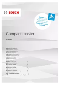 Notice BOSCH TAT5M420 Grille pain