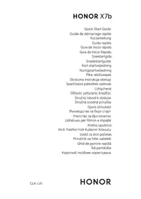 Notice HONOR X7B Smartphone