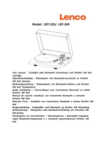 Notice LENCO LBT-335 Platine_disque