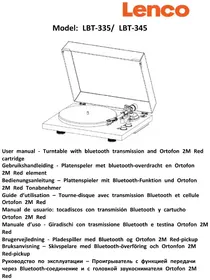 Notice LENCO LBT-345 Platine_disque