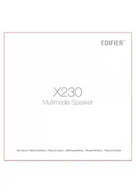 Notice EDIFIER X230 Haut-parleur