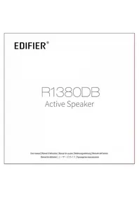 Notice EDIFIER R1380DB Haut-parleur
