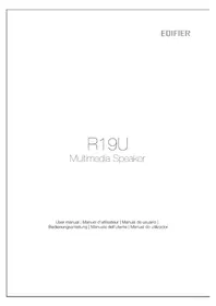 Notice EDIFIER R19U Haut-parleur