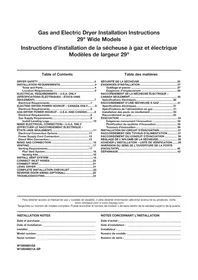 Notice WHIRLPOOL YWED4815EW Sèche-linge