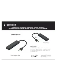 Gembird UHB-U3P4P-02 - USB hub