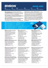 Notice EDISION MAK-300 Amplificateur de signal TV