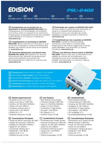 Notice EDISION PSU-2402 Non catégorisé