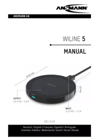 Notice ANSMANN WILINE 5 Chargeur de piles