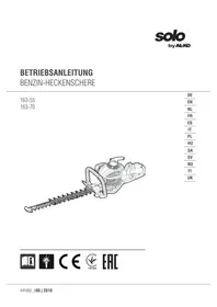 Notice SOLO 163-70 Taille-haies
