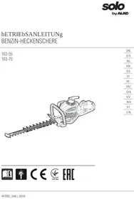 Notice SOLO 163-55 Taille-haies