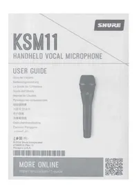 Notice SHURE KSM11 Microphone